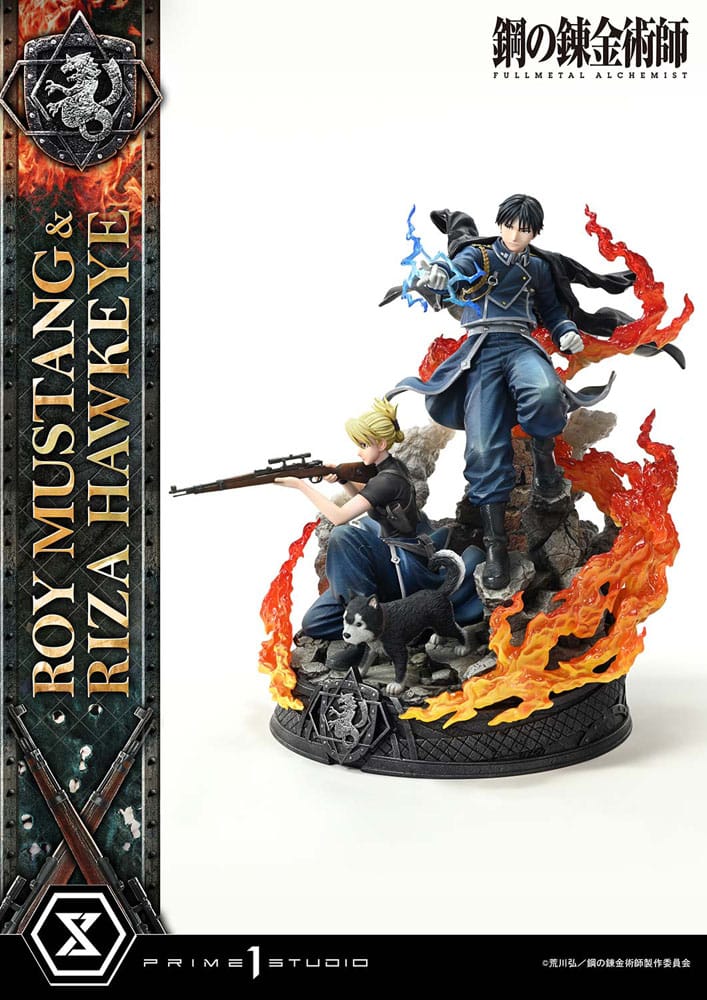 [PREORDINE] Fullmetal Alchemist Statue 1/6 Roy Mustang & Riza Hawkeye 50 cm - Prime 1 Studio - Statue