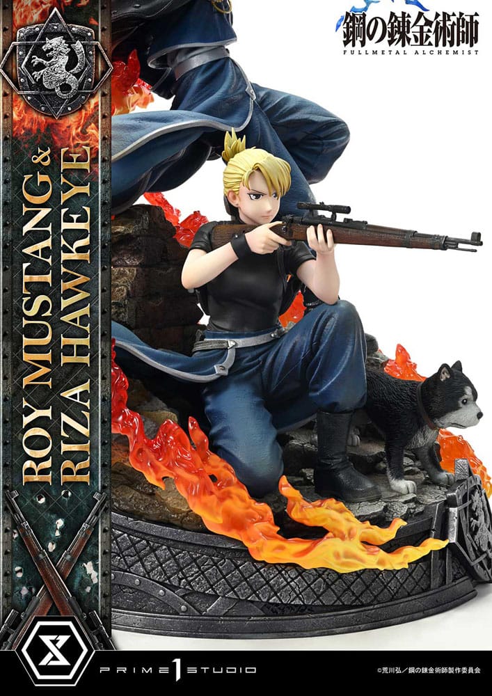 [PREORDINE] Fullmetal Alchemist Statue 1/6 Roy Mustang & Riza Hawkeye 50 cm - Prime 1 Studio - Statue