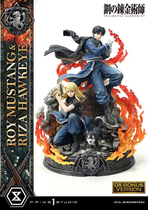 [PREORDINE] Fullmetal Alchemist Statue 1/6 Roy Mustang & Riza Hawkeye Deluxe Bonus Version 50 cm - Prime 1 Studio - Statue