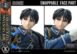 [PREORDINE] Fullmetal Alchemist Statue 1/6 Roy Mustang & Riza Hawkeye Deluxe Bonus Version 50 cm - Prime 1 Studio - Statue
