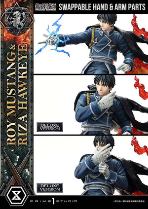 [PREORDINE] Fullmetal Alchemist Statue 1/6 Roy Mustang & Riza Hawkeye Deluxe Bonus Version 50 cm - Prime 1 Studio - Statue