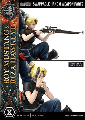[PREORDINE] Fullmetal Alchemist Statue 1/6 Roy Mustang & Riza Hawkeye Deluxe Bonus Version 50 cm - Prime 1 Studio - Statue