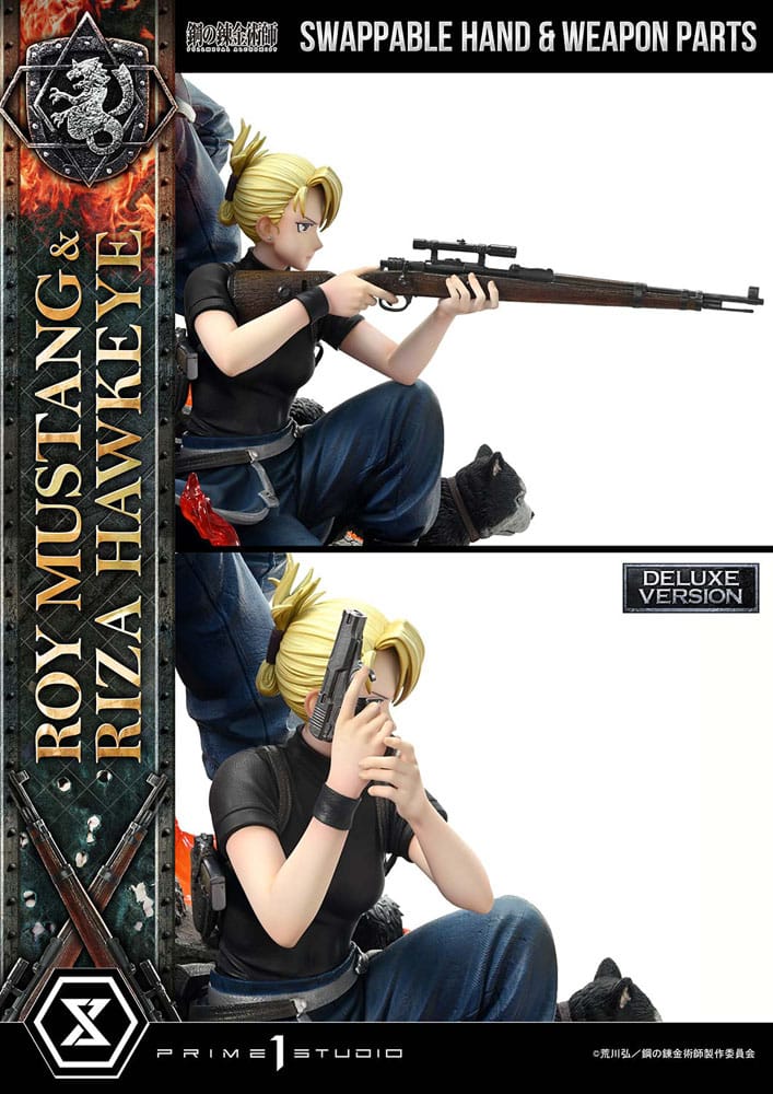 [PREORDINE] Fullmetal Alchemist Statue 1/6 Roy Mustang & Riza Hawkeye Deluxe Bonus Version 50 cm - Prime 1 Studio - Statue