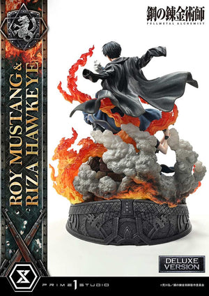 [PREORDINE] Fullmetal Alchemist Statue 1/6 Roy Mustang & Riza Hawkeye Deluxe Bonus Version 50 cm - Prime 1 Studio - Statue