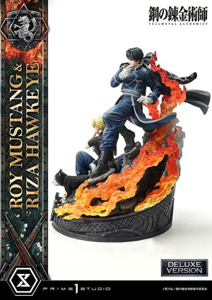 [PREORDINE] Fullmetal Alchemist Statue 1/6 Roy Mustang & Riza Hawkeye Deluxe Bonus Version 50 cm - Prime 1 Studio - Statue