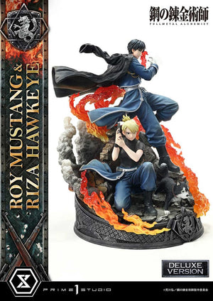 [PREORDINE] Fullmetal Alchemist Statue 1/6 Roy Mustang & Riza Hawkeye Deluxe Bonus Version 50 cm - Prime 1 Studio - Statue