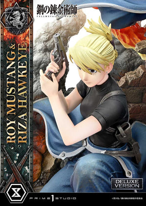 [PREORDINE] Fullmetal Alchemist Statue 1/6 Roy Mustang & Riza Hawkeye Deluxe Bonus Version 50 cm - Prime 1 Studio - Statue