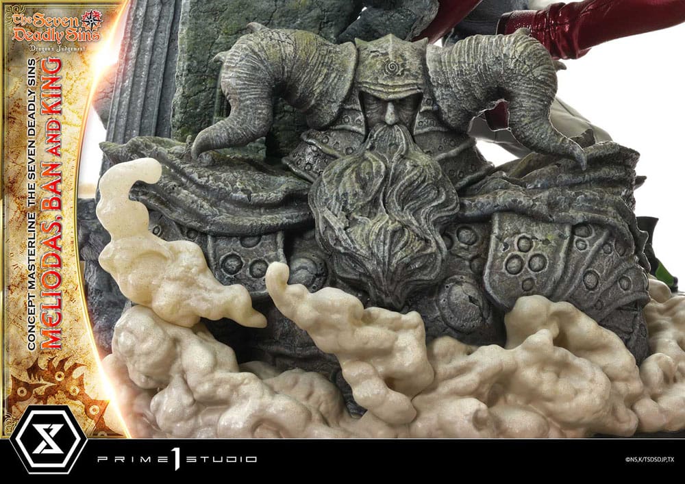 [PREORDINE] Statua Seven Deadly Sins - Concept Masterline: Meliodas, Ban e King 55 cm - Prime 1 Studio - Statue