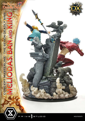 [PREORDINE] Statua Seven Deadly Sins - Concept Masterline Meliodas, Ban e King Deluxe 55 cm - Prime 1 Studio - Statue