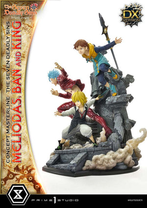 [PREORDINE] Statua Seven Deadly Sins - Concept Masterline Meliodas, Ban e King Deluxe 55 cm - Prime 1 Studio - Statue