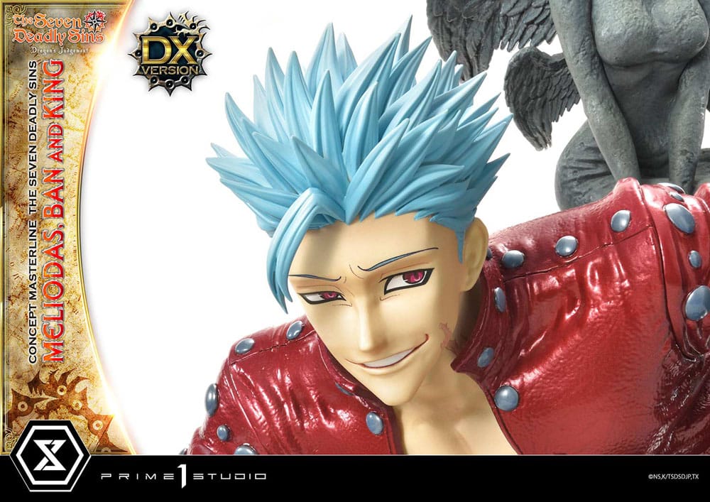 [PREORDINE] Statua Seven Deadly Sins - Concept Masterline Meliodas, Ban e King Deluxe 55 cm - Prime 1 Studio - Statue