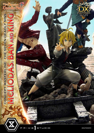 [PREORDINE] Statua Seven Deadly Sins - Concept Masterline Meliodas, Ban e King Deluxe 55 cm - Prime 1 Studio - Statue