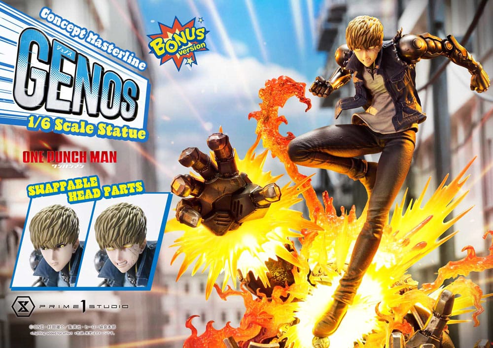 [PREORDINE] One Punch Man Statua 1/6 Concept Masterline Genos Bonus Ver. 33 cm - Prime 1 Studio - Statue