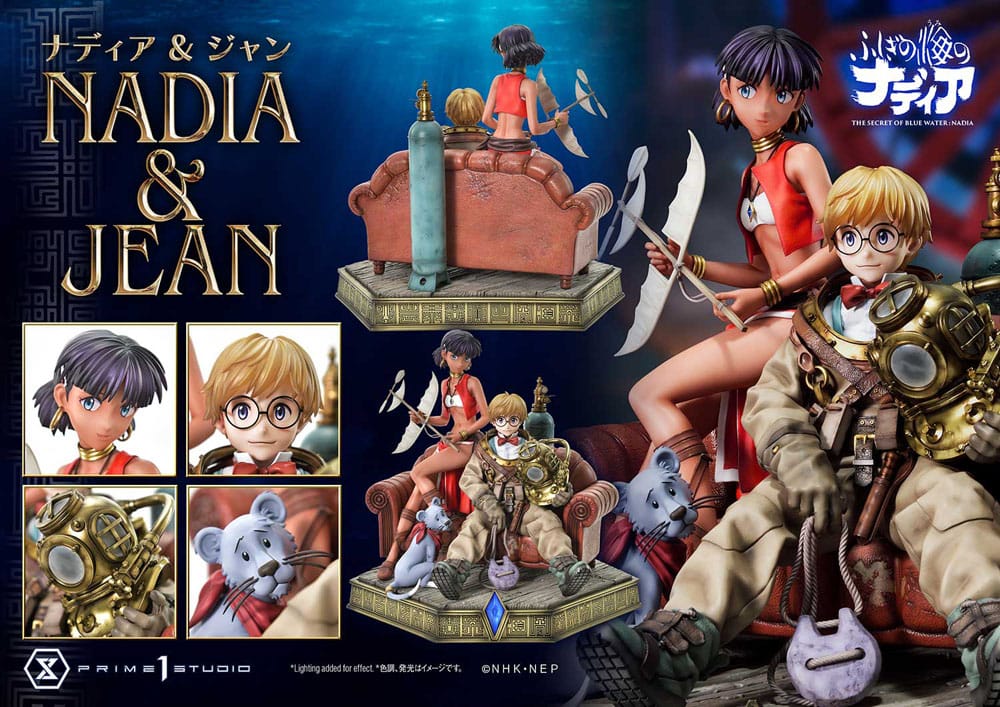 [PREORDINE] Nadia: Il Mistero delle Acque Blu - Statua Concept Masterline 1/6 - Nadia & Jean 35 cm - Prime 1 Studio - Statue