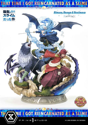 [PREORDINE] That Time I Got Reincarnated as a Slime Statua 1/6 Rimuru, Ranga & Benimaru Deluxe Bonus Version 59 cm - Prime 1 Studio - Statue