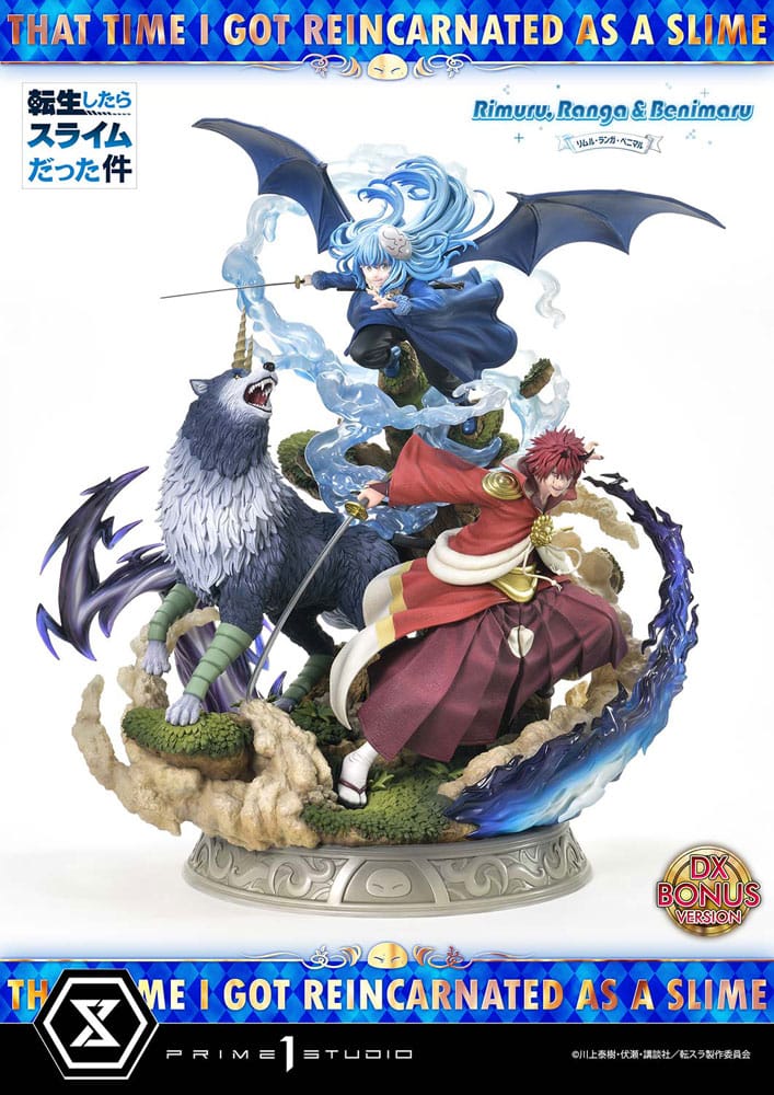 [PREORDINE] That Time I Got Reincarnated as a Slime Statua 1/6 Rimuru, Ranga & Benimaru Deluxe Bonus Version 59 cm - Prime 1 Studio - Statue