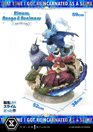 [PREORDINE] That Time I Got Reincarnated as a Slime Statua 1/6 Rimuru, Ranga & Benimaru Deluxe Bonus Version 59 cm - Prime 1 Studio - Statue
