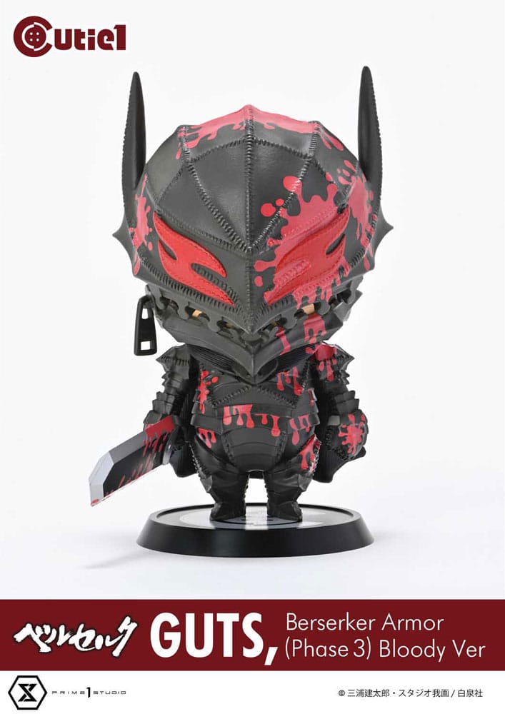 Statua Berserk: Guts Berserker Armor (Phase 3) Bloody Ver. Cutie1 - 12 cm - Prime 1 Studio - Statue