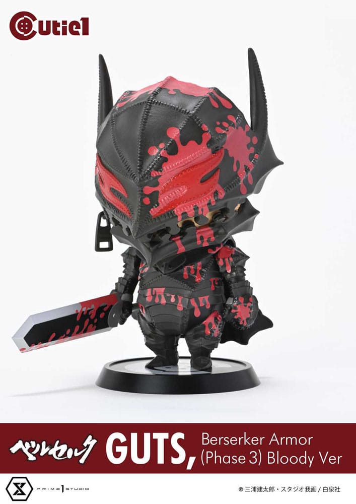 Statua Berserk: Guts Berserker Armor (Phase 3) Bloody Ver. Cutie1 - 12 cm - Prime 1 Studio - Statue