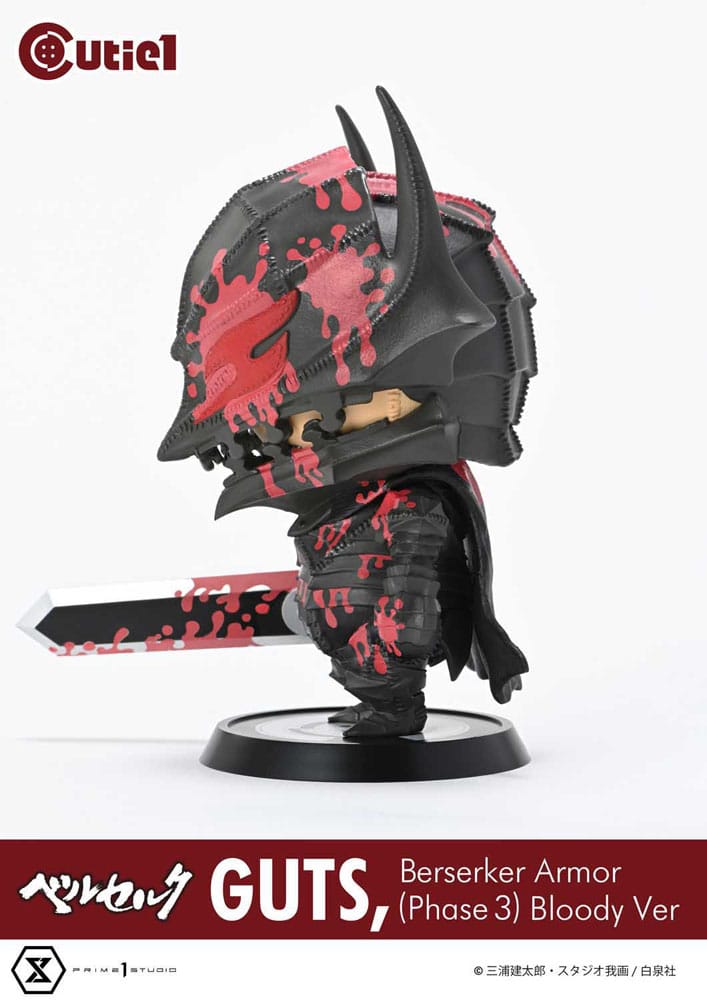 Statua Berserk: Guts Berserker Armor (Phase 3) Bloody Ver. Cutie1 - 12 cm - Prime 1 Studio - Statue