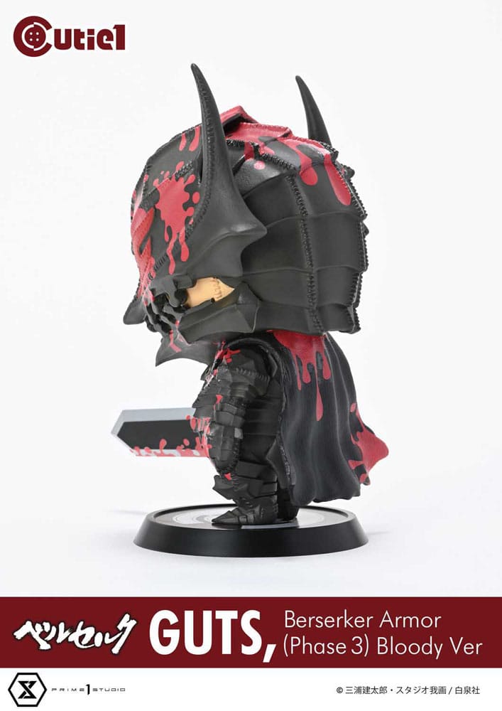 Statua Berserk: Guts Berserker Armor (Phase 3) Bloody Ver. Cutie1 - 12 cm - Prime 1 Studio - Statue