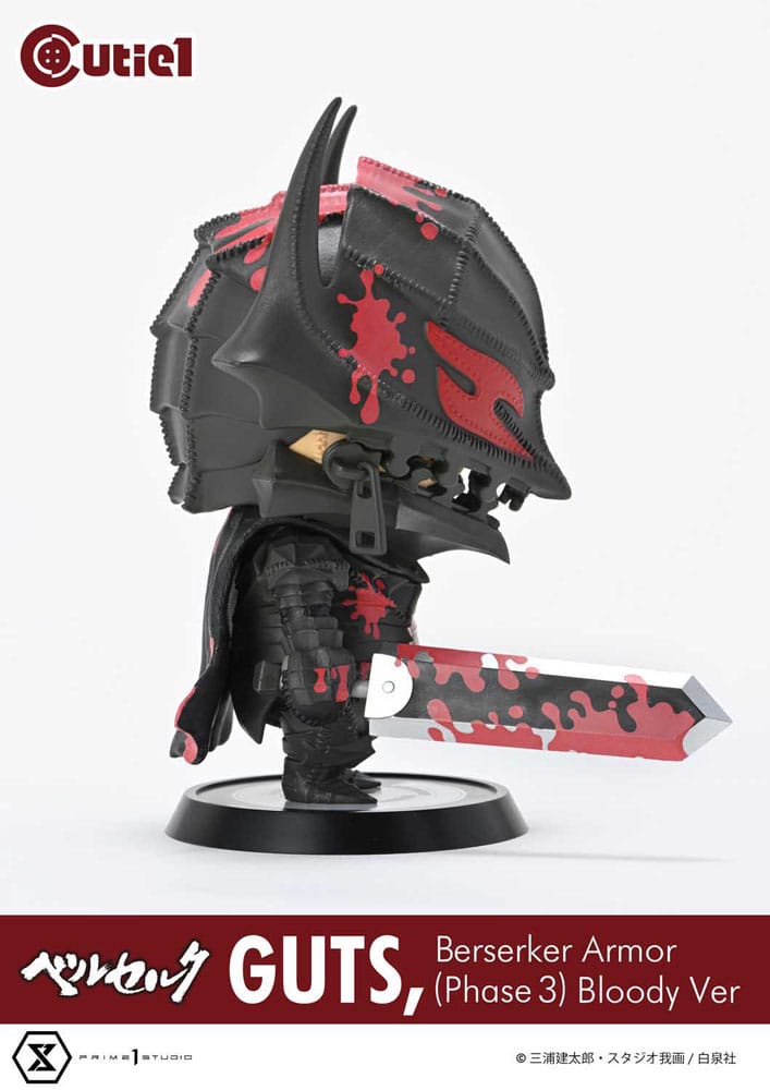 Statua Berserk: Guts Berserker Armor (Phase 3) Bloody Ver. Cutie1 - 12 cm - Prime 1 Studio - Statue