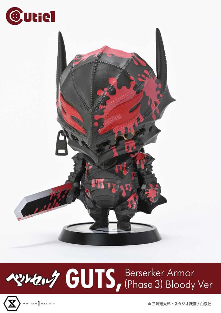 Statua Berserk: Guts Berserker Armor (Phase 3) Bloody Ver. Cutie1 - 12 cm - Prime 1 Studio - Statue