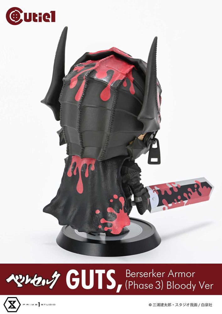 Statua Berserk: Guts Berserker Armor (Phase 3) Bloody Ver. Cutie1 - 12 cm - Prime 1 Studio - Statue