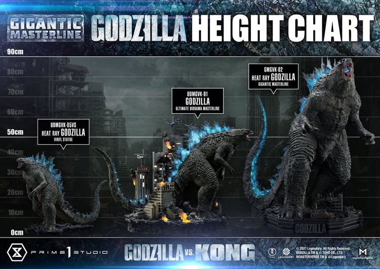 [PREORDINE] Statua Godzilla vs. Kong Heat Ray Godzilla Gigante 87 cm - Prime 1 Studio - Statue
