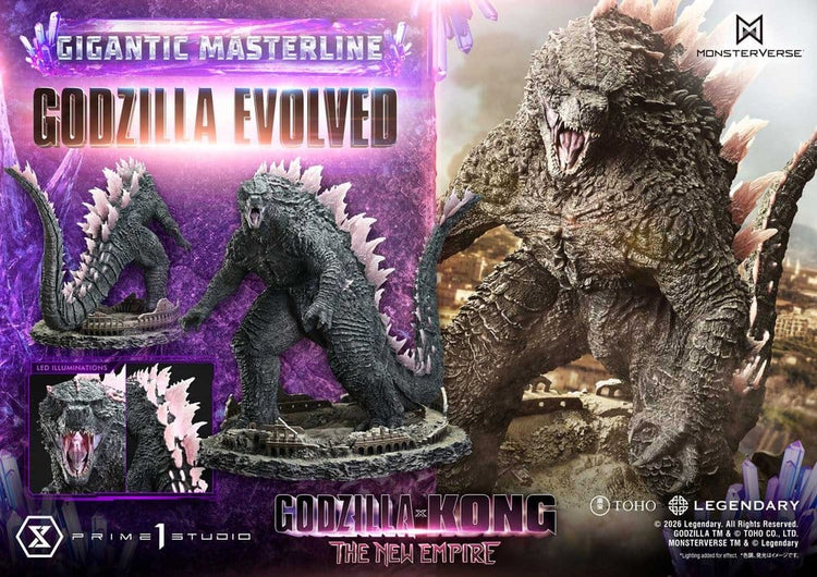[PREORDINE] Godzilla x Kong: The New Empire - Statua Godzilla Evolved Gigantic Masterline 93 cm - Prime 1 Studio - Statue
