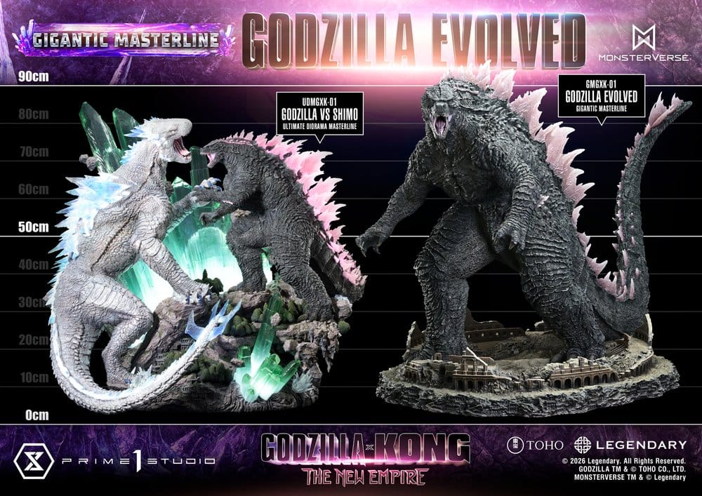 [PREORDINE] Godzilla x Kong: The New Empire - Statua Godzilla Evolved Gigantic Masterline 93 cm - Prime 1 Studio - Statue
