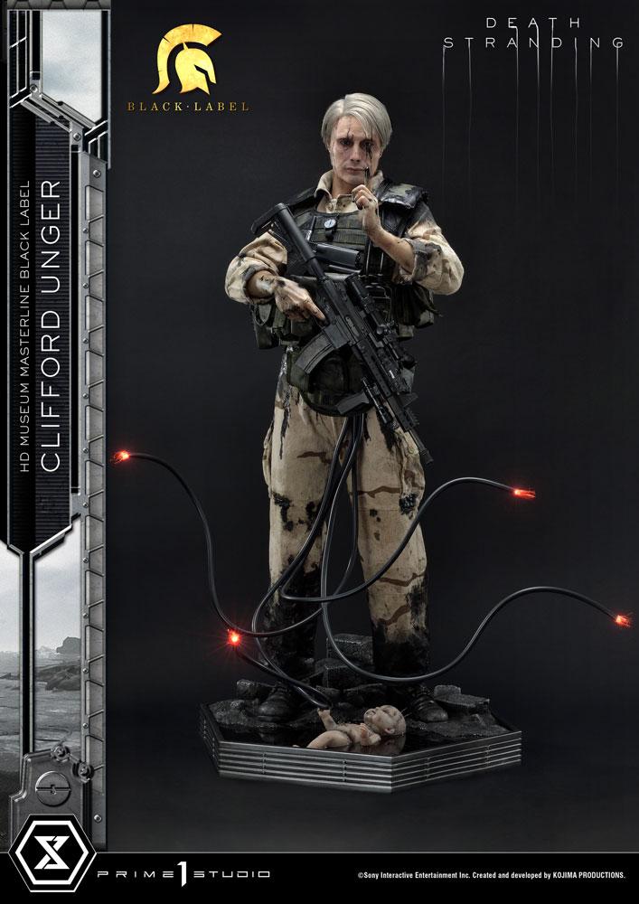 Statua Death Stranding 1/2 Clifford Unger Black Label 103 cm - Prime 1 Studio - Statue
