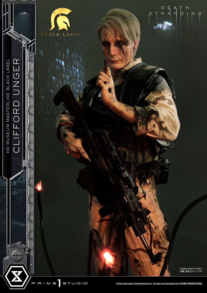 Statua Death Stranding 1/2 Clifford Unger Black Label 103 cm - Prime 1 Studio - Statue