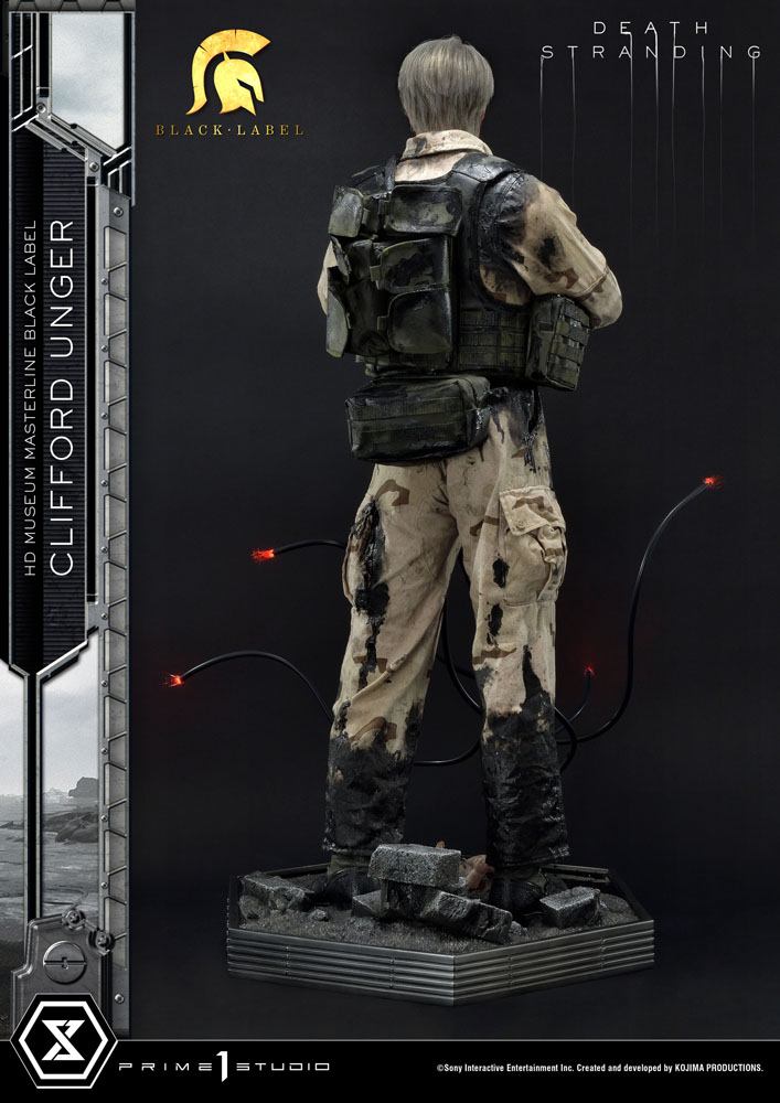 Statua Death Stranding 1/2 Clifford Unger Black Label 103 cm - Prime 1 Studio - Statue
