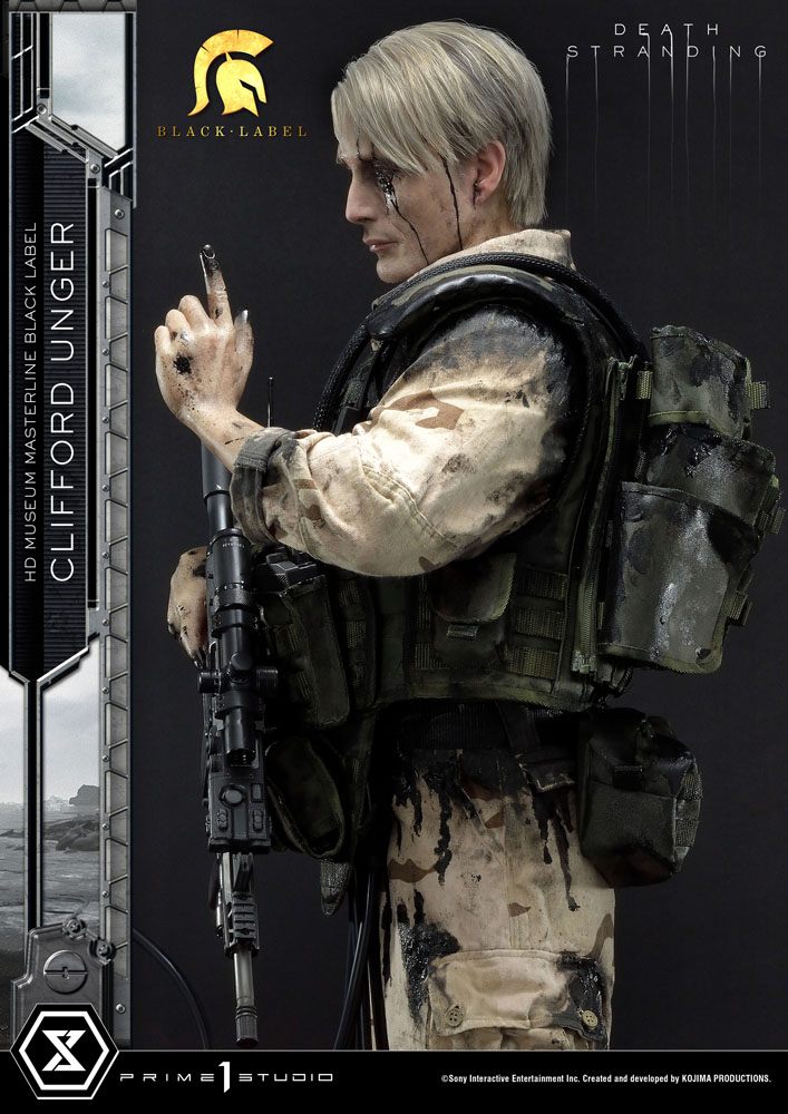 Statua Death Stranding 1/2 Clifford Unger Black Label 103 cm - Prime 1 Studio - Statue