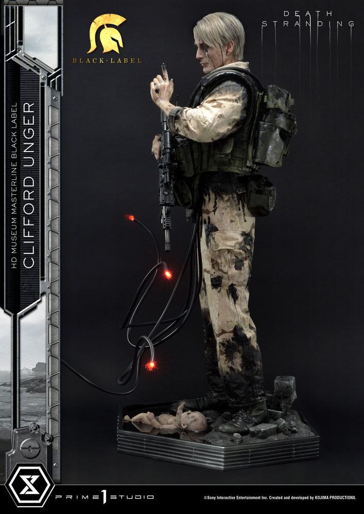 Statua Death Stranding 1/2 Clifford Unger Black Label 103 cm - Prime 1 Studio - Statue