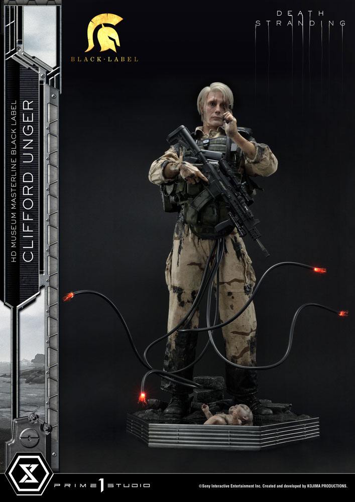 Statua Death Stranding 1/2 Clifford Unger Black Label 103 cm - Prime 1 Studio - Statue