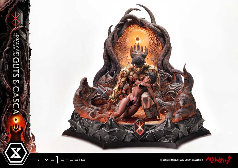 [PREORDER] Berserk Ultimate Legacy Art Kentaro Miura Statue 1/4 Guts & Casca 72 cm