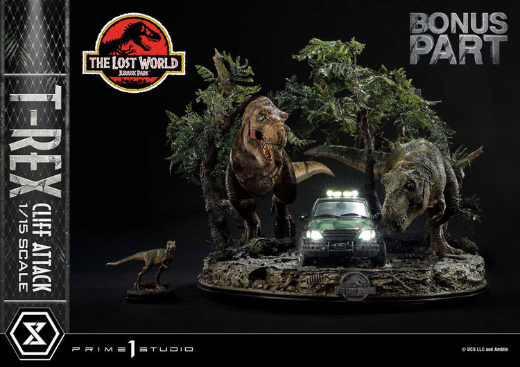 [PREORDINE] Jurassic World: The Lost World - Statua T-Rex Cliff Attack Bonus Version 53 cm - Prime 1 Studio - Statue