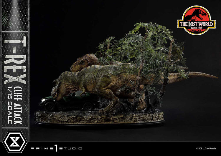 [PREORDINE] Jurassic World: The Lost World - Statua T-Rex Cliff Attack Bonus Version 53 cm - Prime 1 Studio - Statue