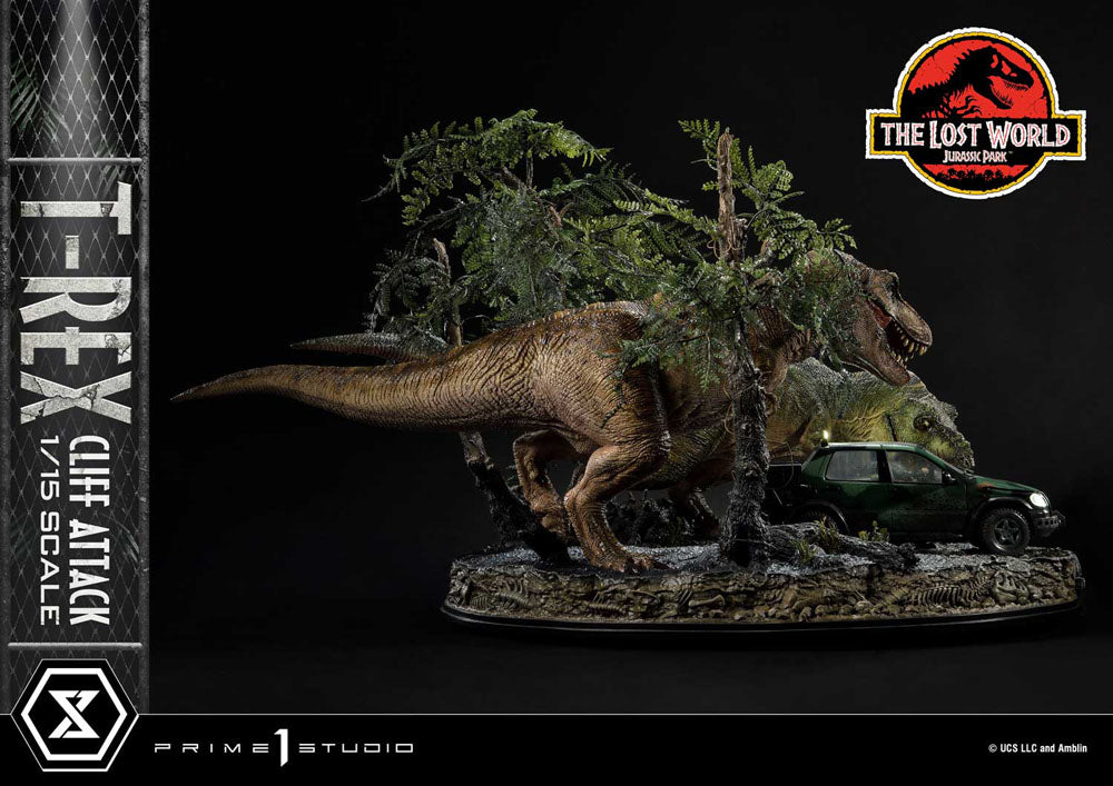 [PREORDINE] Jurassic World: The Lost World - Statua T-Rex Cliff Attack Bonus Version 53 cm - Prime 1 Studio - Statue