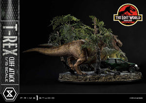 [PREORDINE] Jurassic World: The Lost World - Statua T-Rex Cliff Attack Bonus Version 53 cm - Prime 1 Studio - Statue