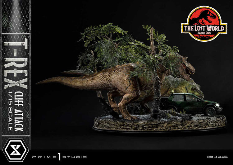 [PREORDINE] Jurassic World: The Lost World - Statua T-Rex Cliff Attack Bonus Version 53 cm - Prime 1 Studio - Statue