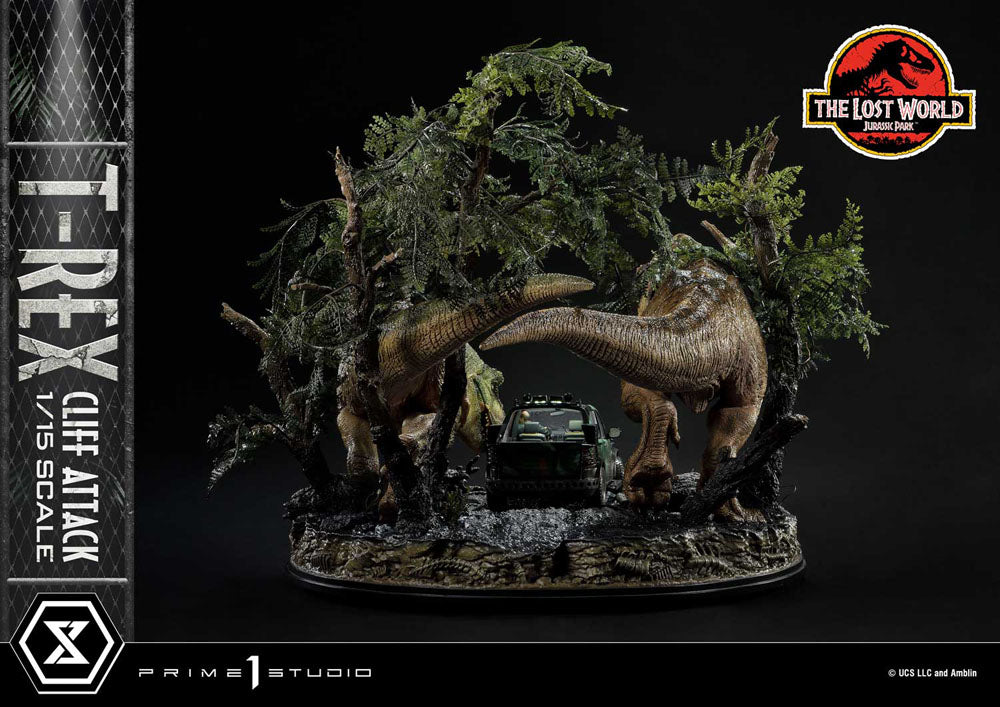[PREORDINE] Jurassic World: The Lost World - Statua T-Rex Cliff Attack Bonus Version 53 cm - Prime 1 Studio - Statue