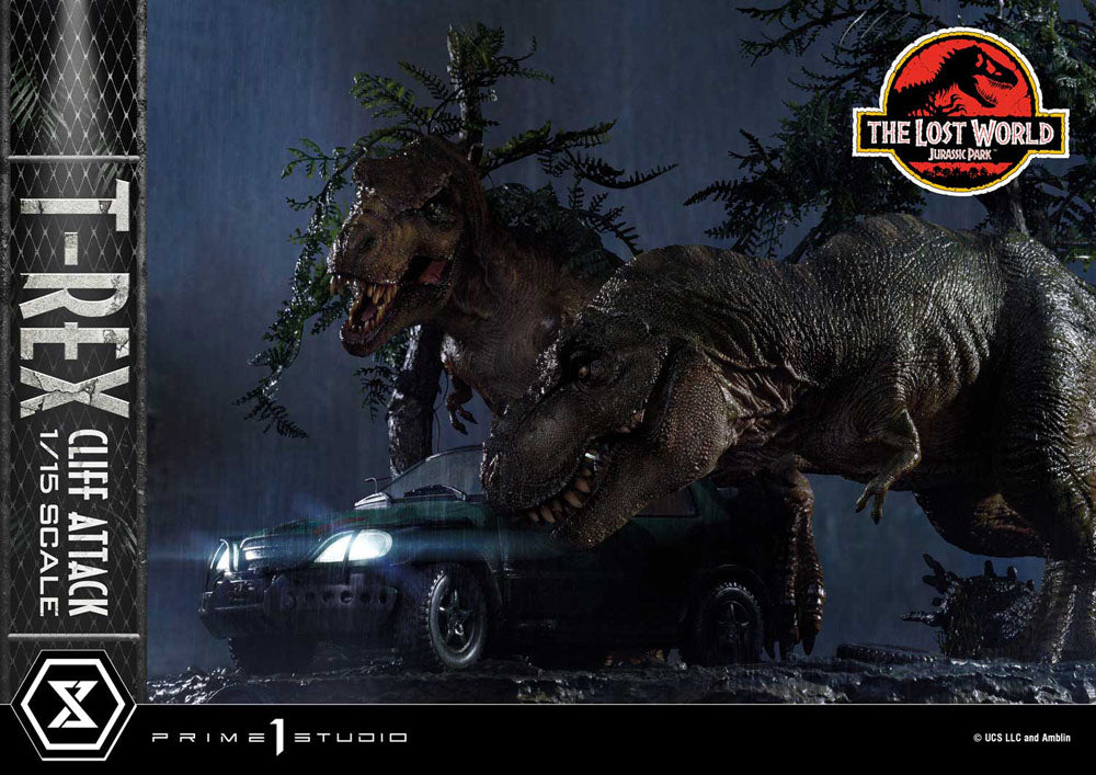[PREORDINE] Jurassic World: The Lost World - Statua T-Rex Cliff Attack Bonus Version 53 cm - Prime 1 Studio - Statue