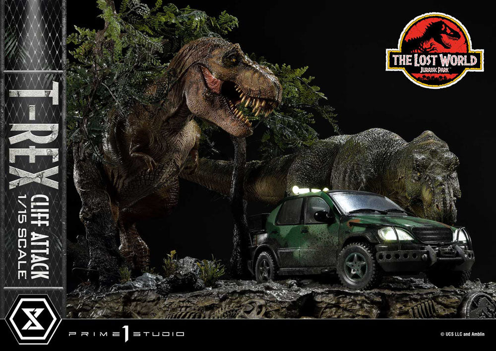 [PREORDINE] Jurassic World: The Lost World - Statua T-Rex Cliff Attack Bonus Version 53 cm - Prime 1 Studio - Statue