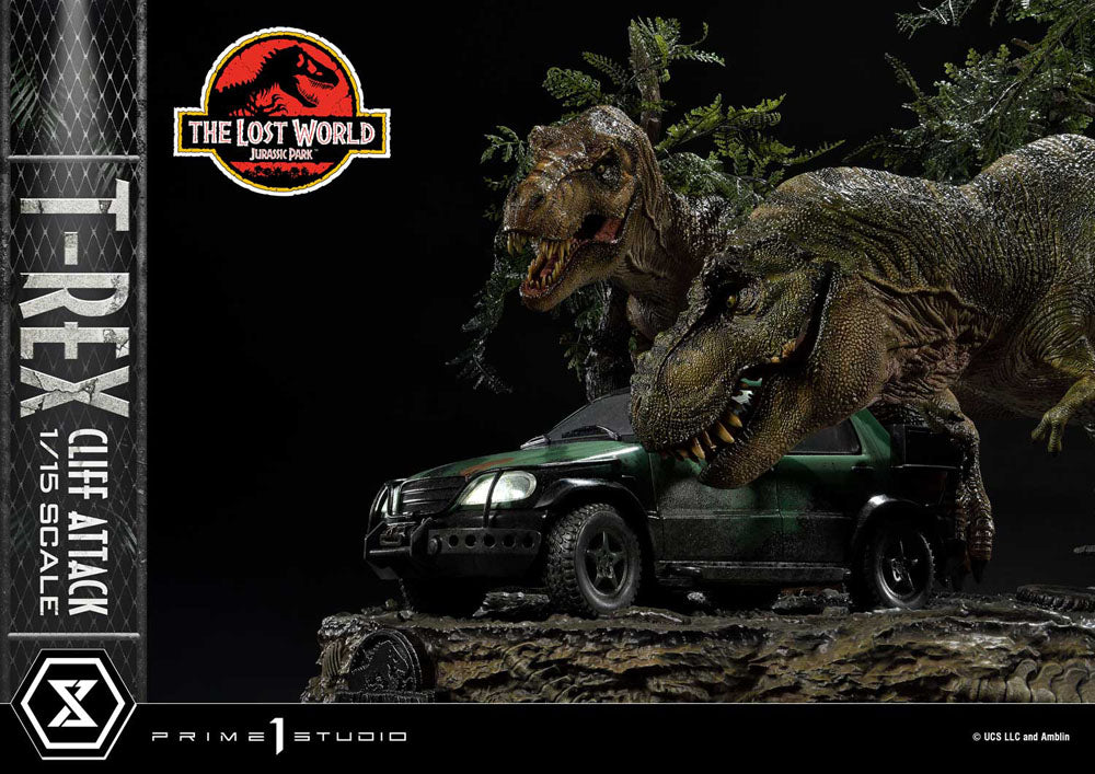 [PREORDINE] Jurassic World: The Lost World - Statua T-Rex Cliff Attack Bonus Version 53 cm - Prime 1 Studio - Statue
