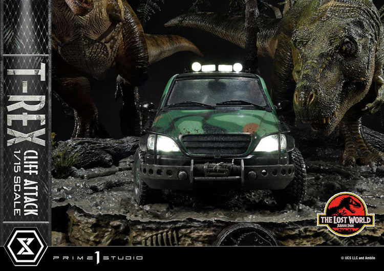 [PREORDINE] Jurassic World: The Lost World - Statua T-Rex Cliff Attack Bonus Version 53 cm - Prime 1 Studio - Statue