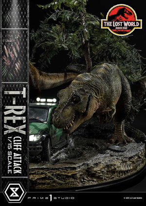 [PREORDINE] Jurassic World: The Lost World - Statua T-Rex Cliff Attack Bonus Version 53 cm - Prime 1 Studio - Statue