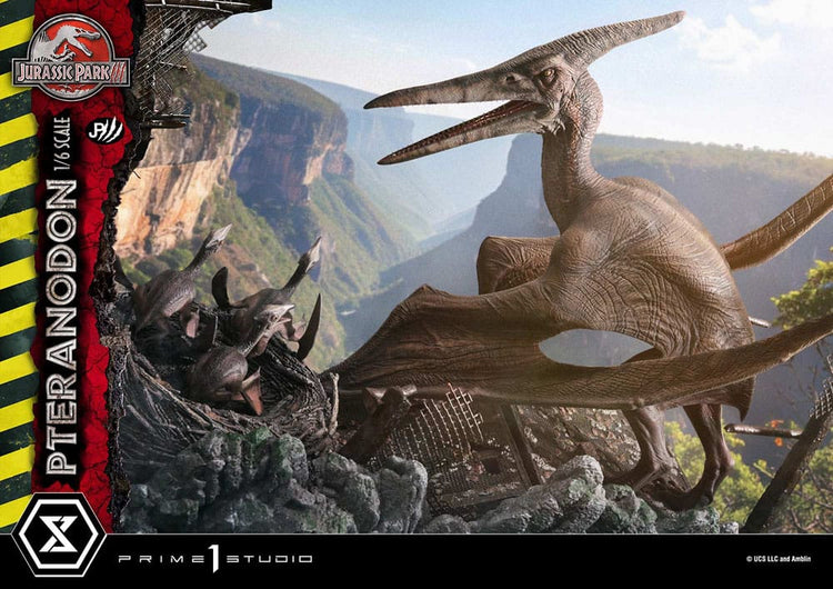 [PREORDINE] Jurassic Park III Legacy Museum Collection Statua 1/6 Pteranodon 68 cm - Prime 1 Studio - Statue